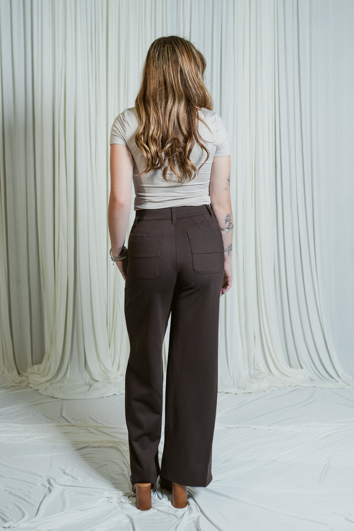 Whitney High Rise Classic Wide Leg 31-Inch Trouser