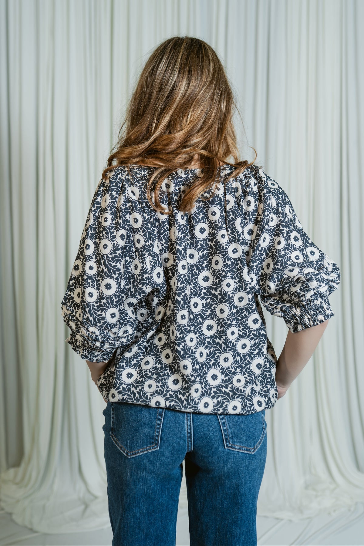 Rhea's Floral Printed Blouse