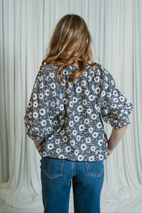 Rhea's Floral Printed Blouse