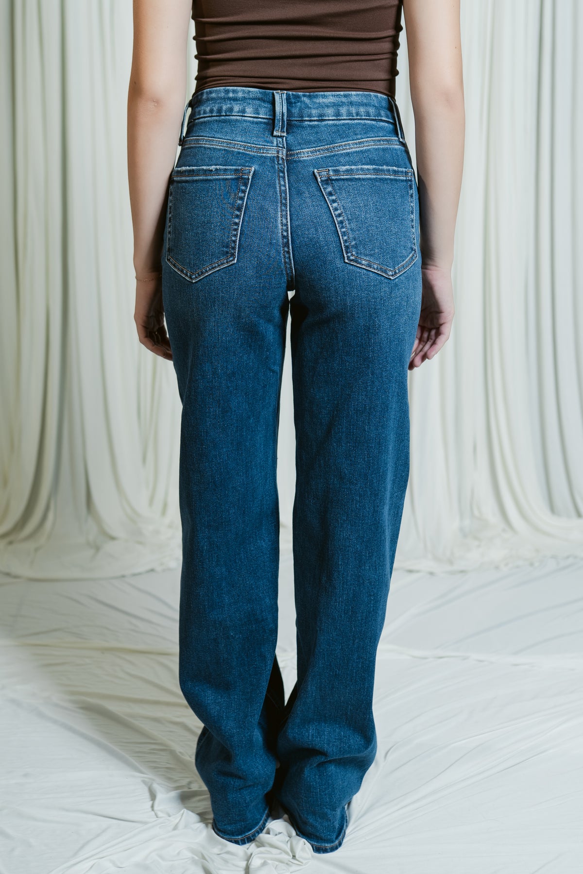 Irresistible High Rise Loose Wide Leg Jeans