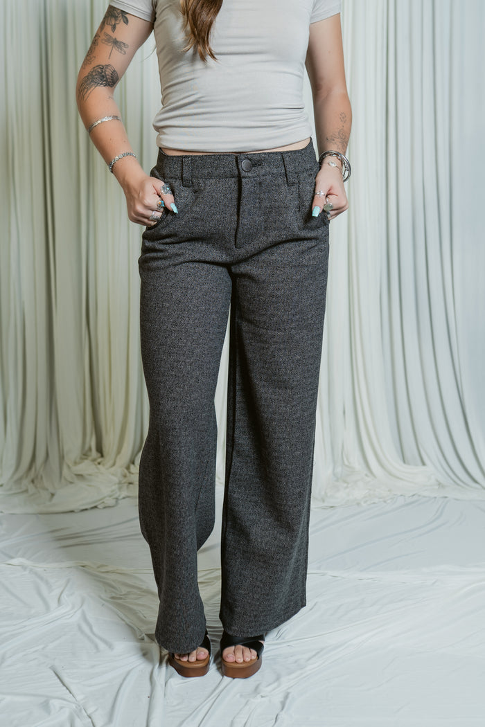 Whitney Tech Skater Wide Leg Trouser
