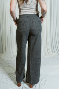 Whitney Tech Skater Wide Leg Trouser