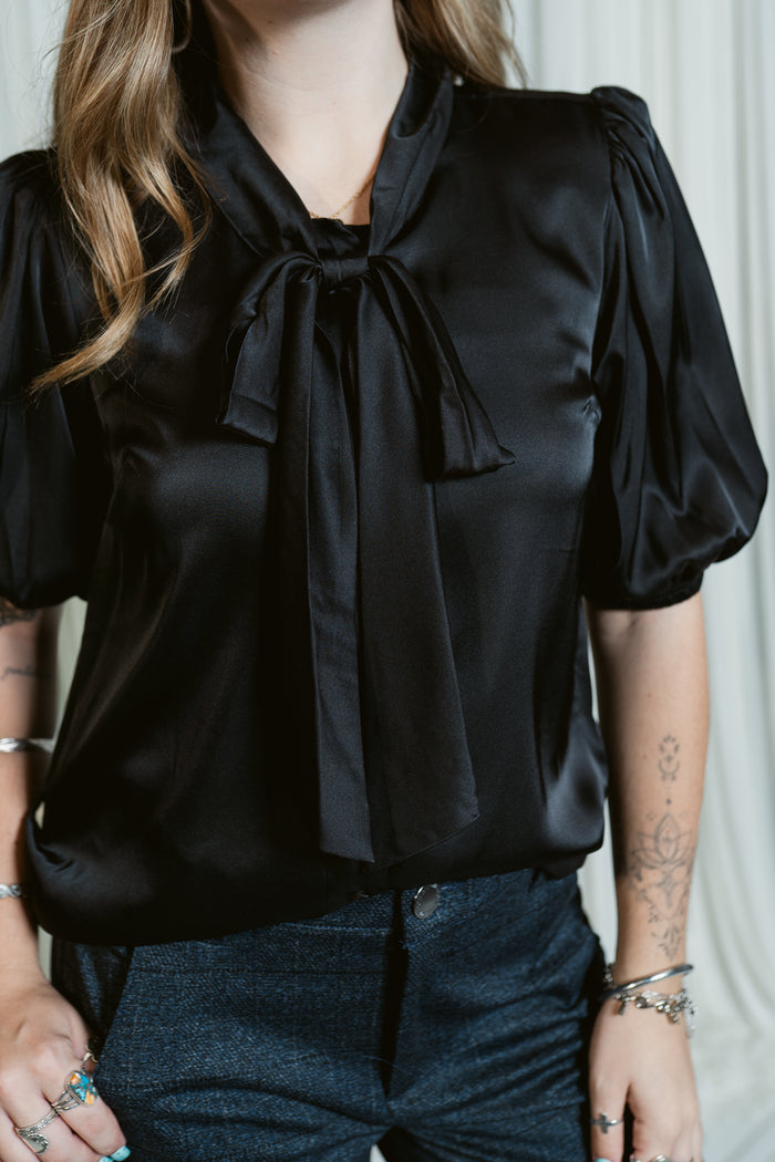 Camille Tie-Neck Blouse