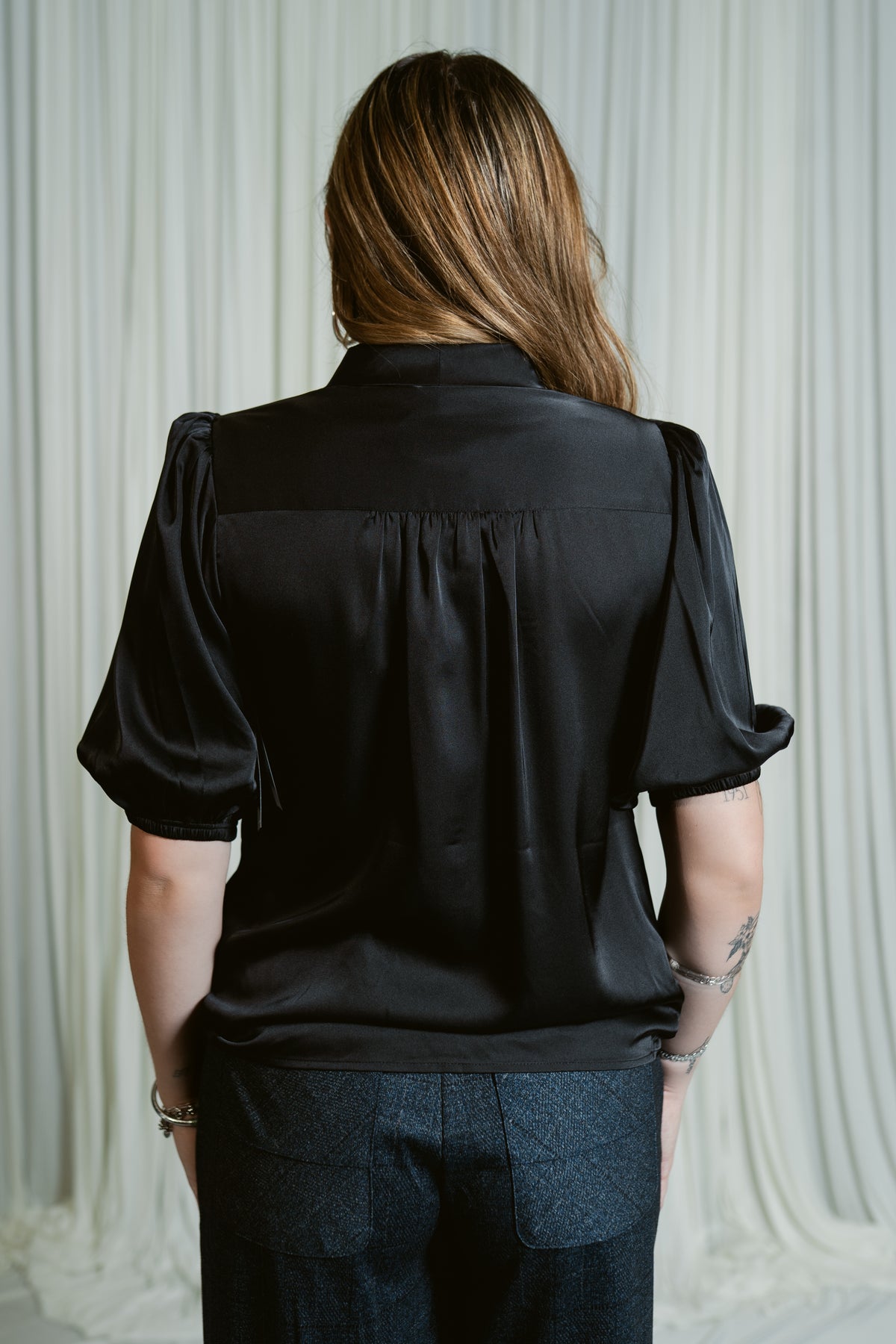 Camille Tie-Neck Blouse