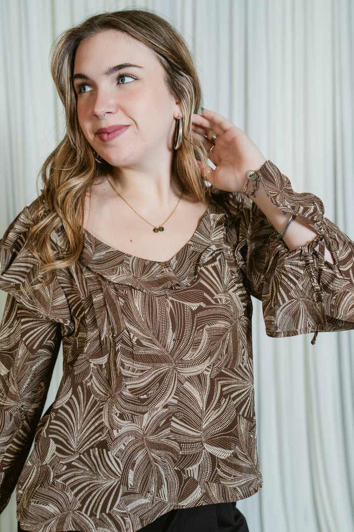 The Harper Flowy Blouse