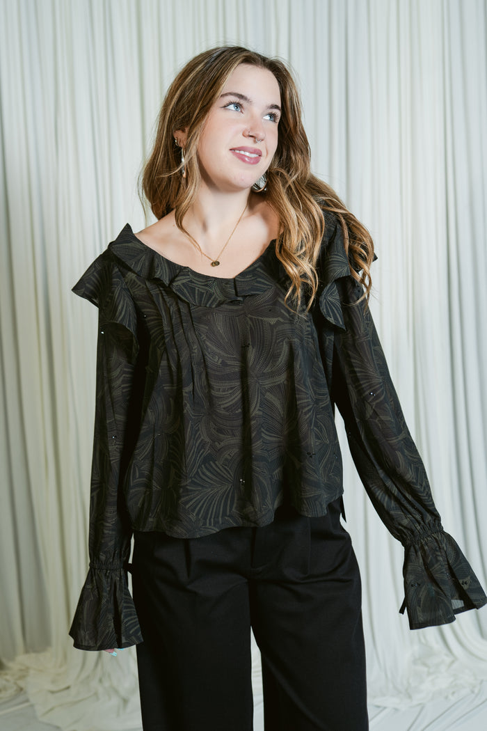 The Harper Flowy Blouse