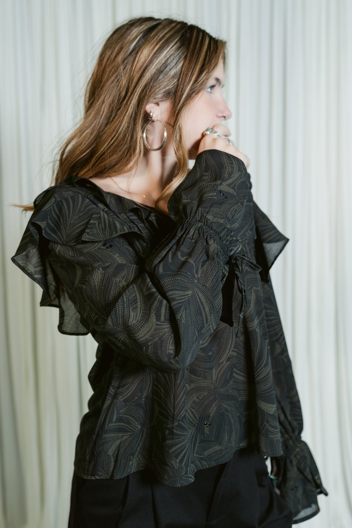 The Harper Flowy Blouse