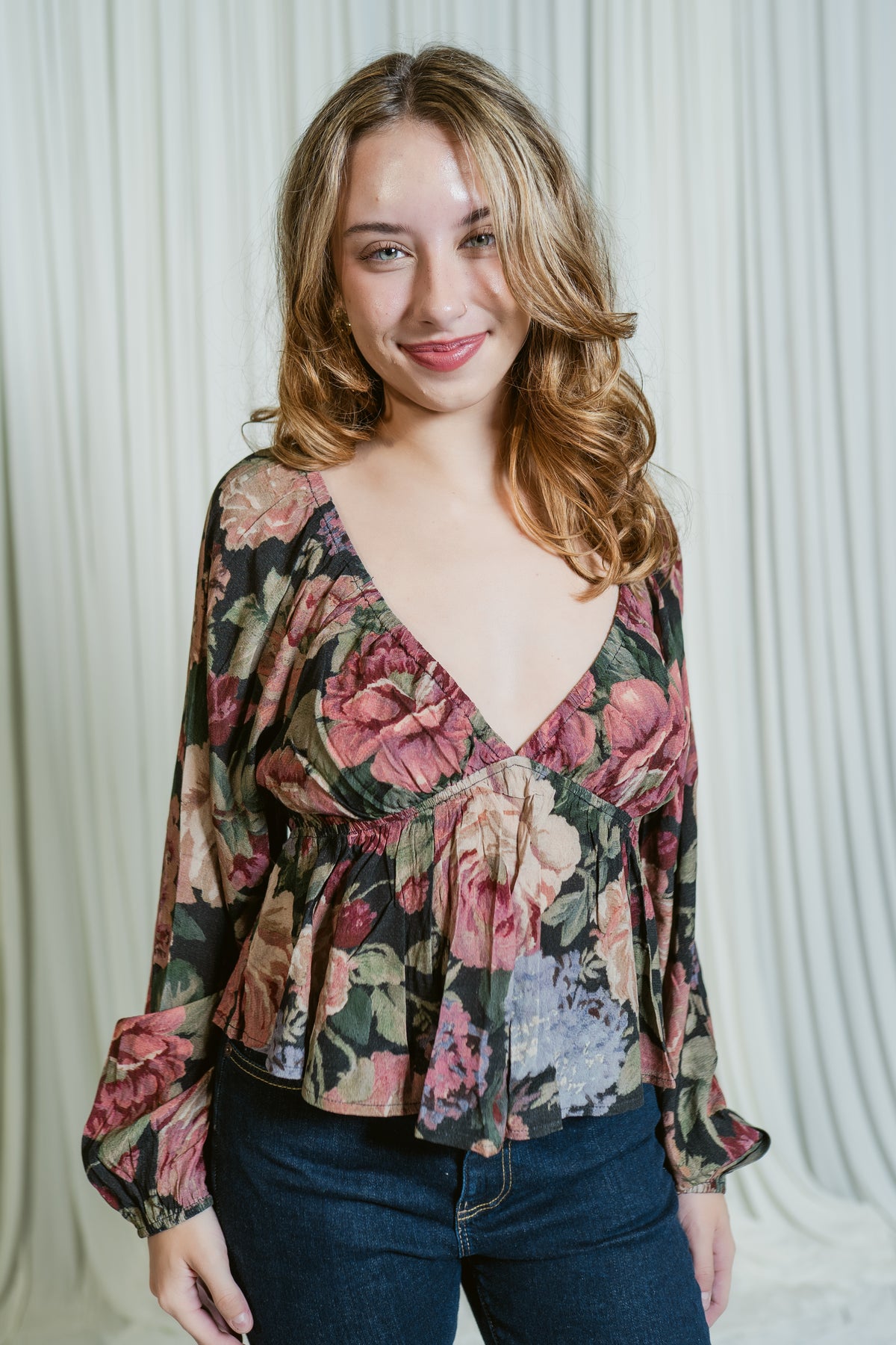 Heritage Floral Blouse