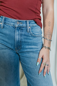 The Rerun Zip Skimp Wide Leg Jean