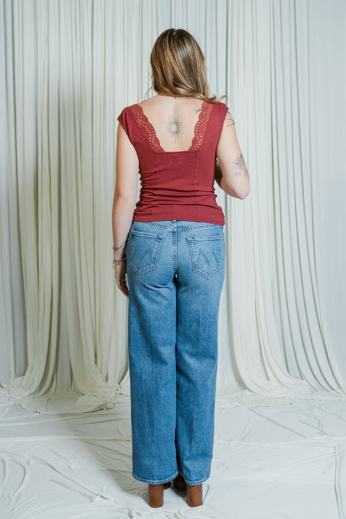 The Rerun Zip Skimp Wide Leg Jean