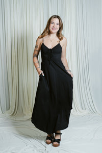 Estelle Ruched Midi Dress