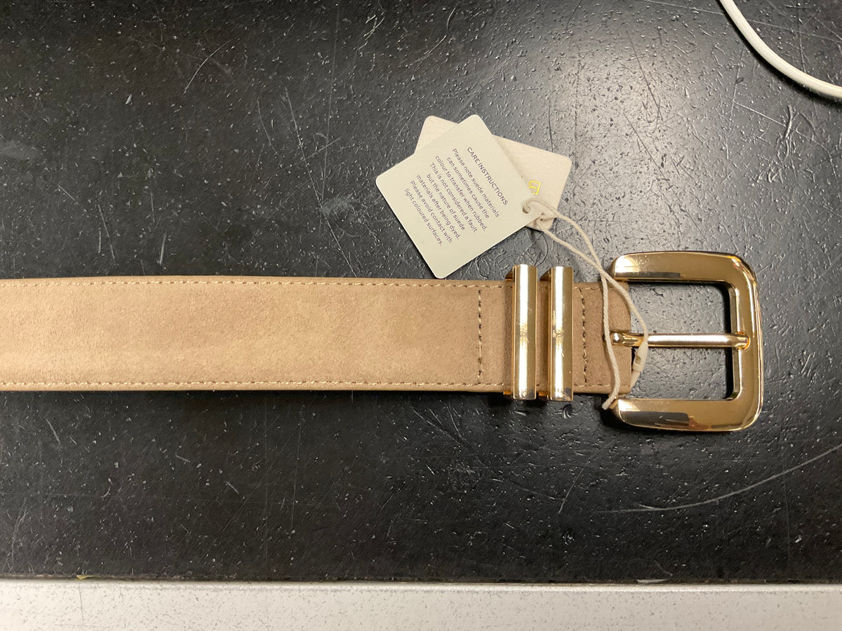 The Delta Fawn Suede Belt