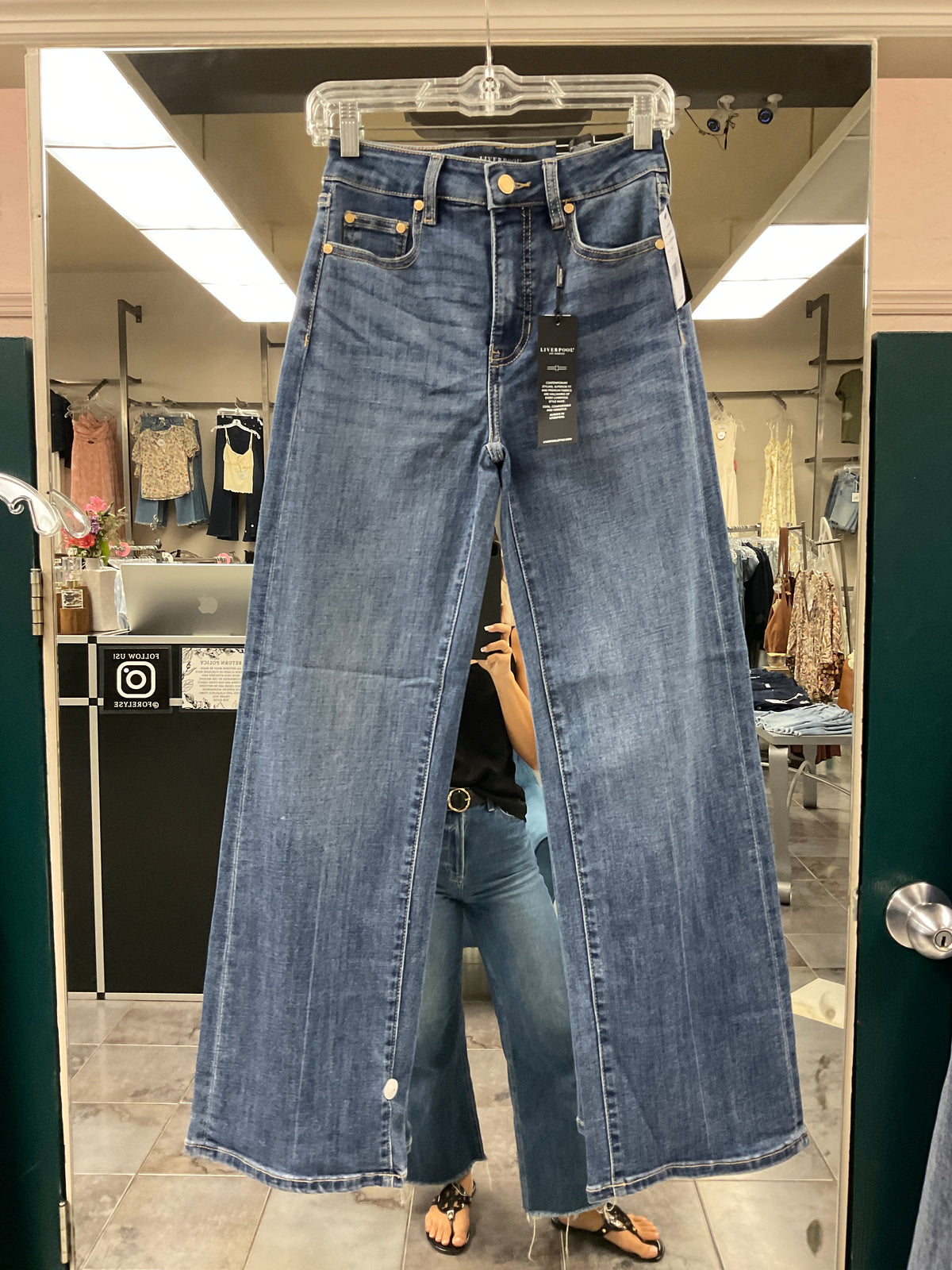 Stride High Rise Wide Leg Jean