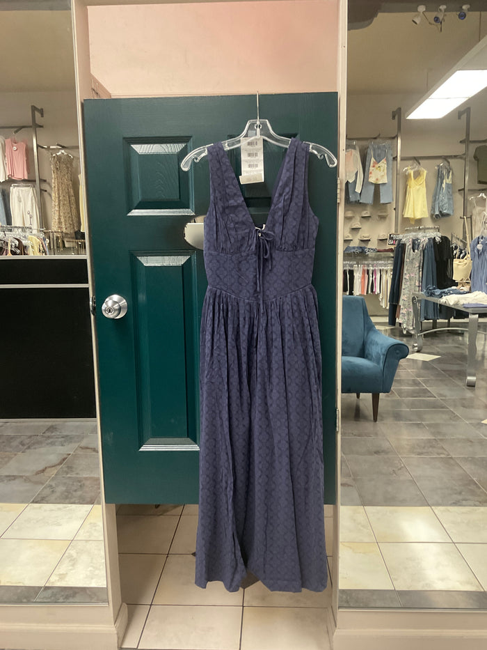 Stasia V-Neck Front Tie Maxi Dress