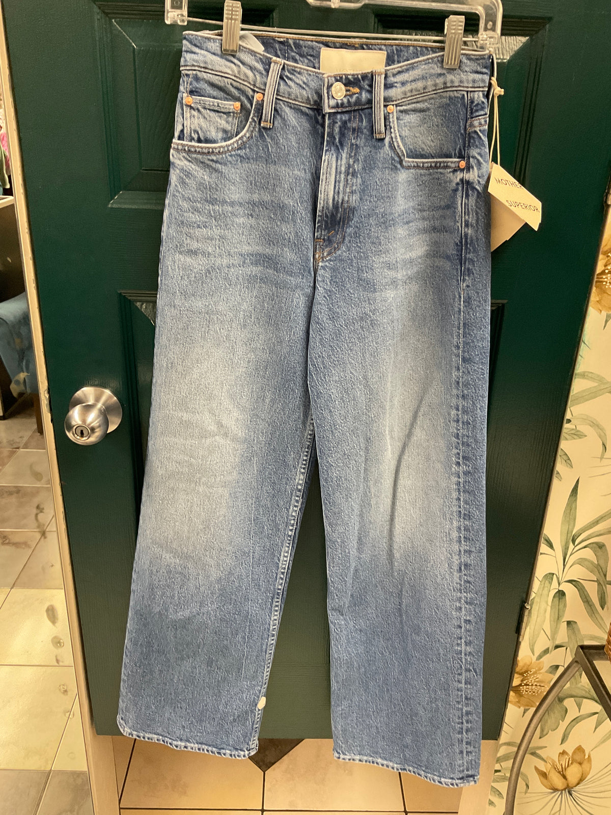 The Rerun Zip Skimp Wide Leg Jean