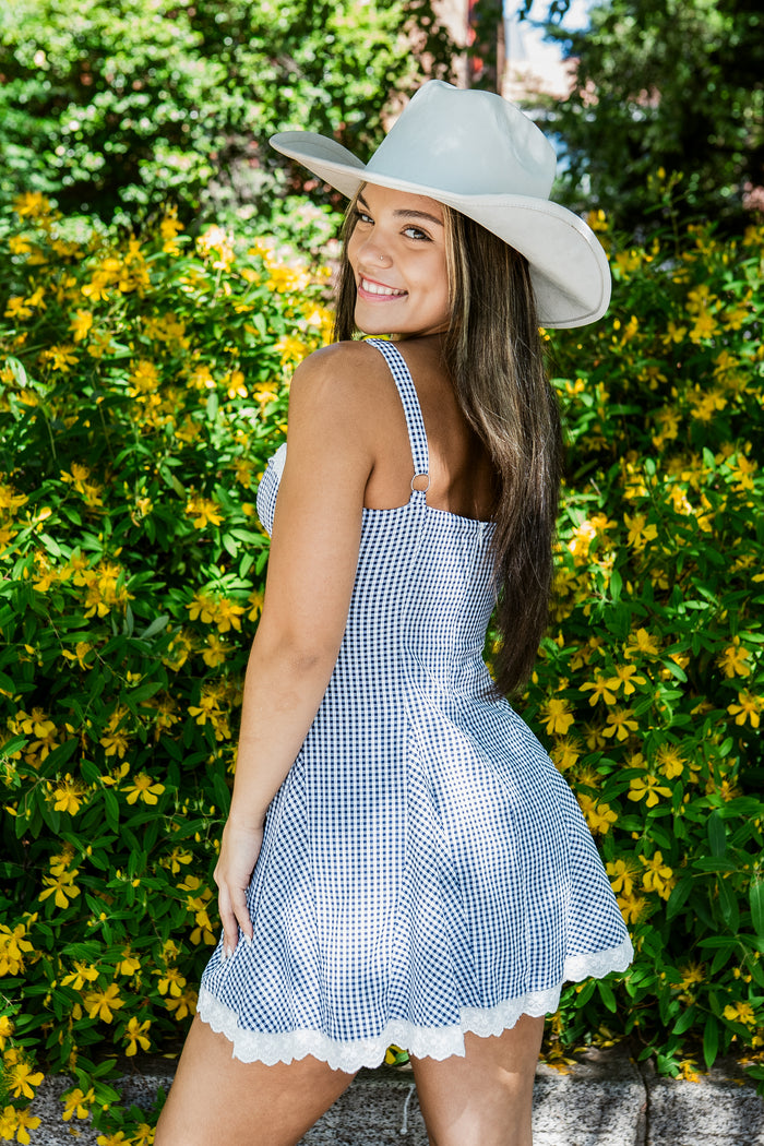 Nicolette Sweet Gingham Dress