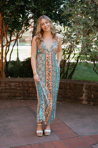 Halter Maxi Dress W/ Twisted Ties