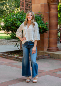 Ankle Crop Stella Wide Leg Denim