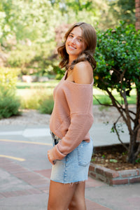 Tucker's Sweet V-Neck Knitted Sweater