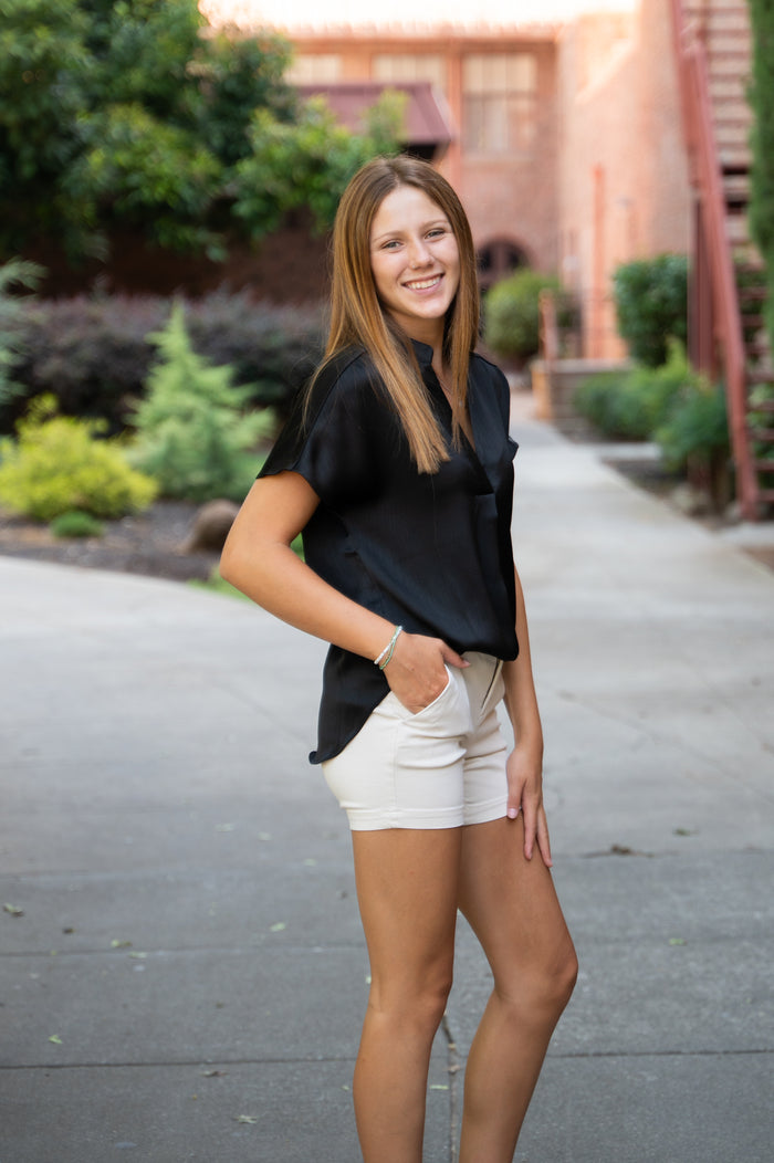 Kelsey Super Soft Trouser Shorts