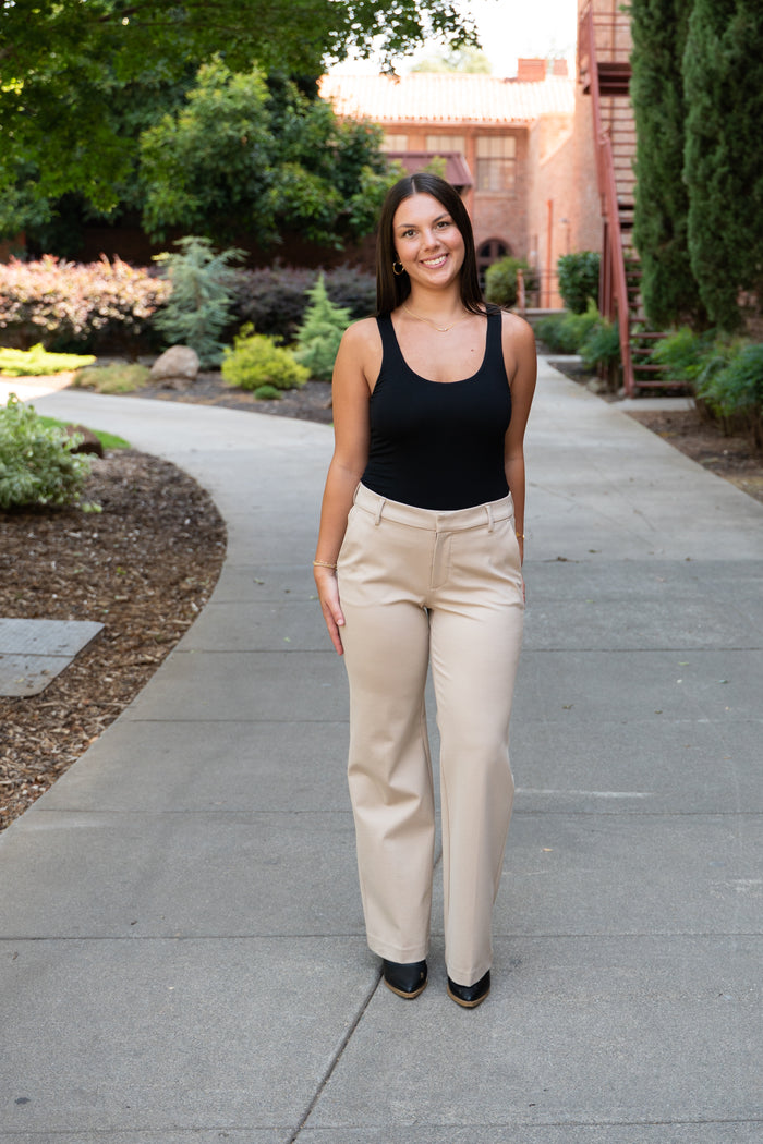 Kelsey Knit Wide Leg Trouser