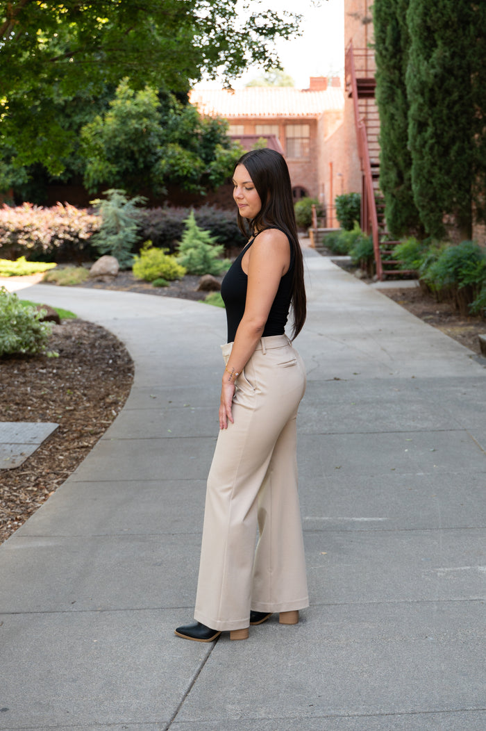 Kelsey Knit Wide Leg Trouser