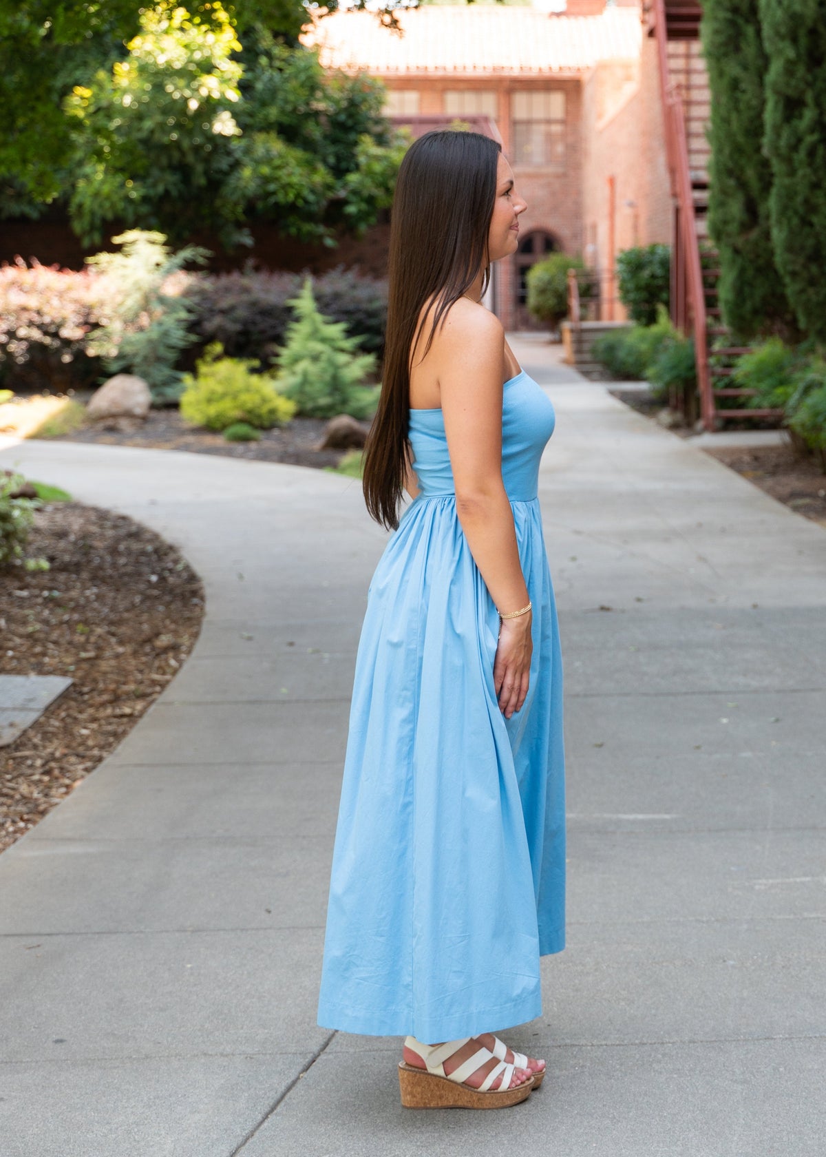 CLEARANCE - Keep It Simple Strapless Tube Top Maxi Dress For Elyse CLEARANCE - Keep It Simple Strapless Tube Top Maxi Dress For Elyse