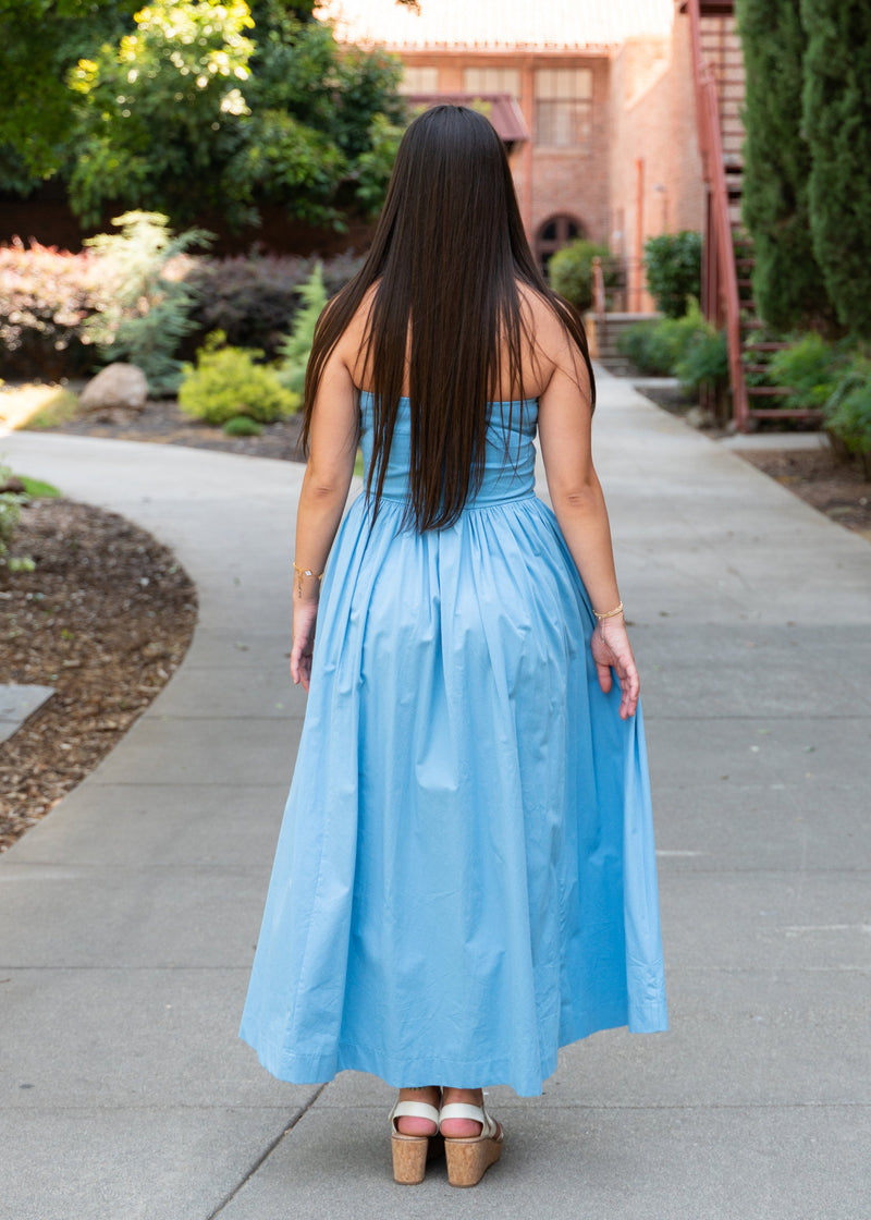 Keep It Simple Strapless Tube Top Maxi Dress