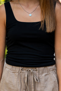 Donna Double Layered Crop Tank