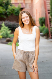Donna Double Layered Crop Tank