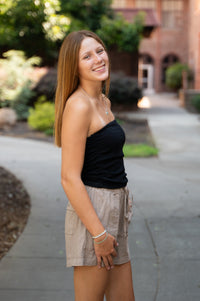 Scrunched Sides Tube Top