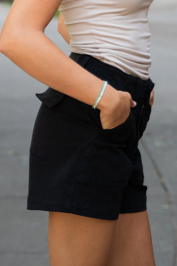 Marissa High Rise Utility Shorts