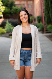 The Daydreamer Knit Open Cardigan W/ Pockets