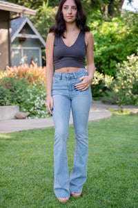High Rise Slim Jan Flare