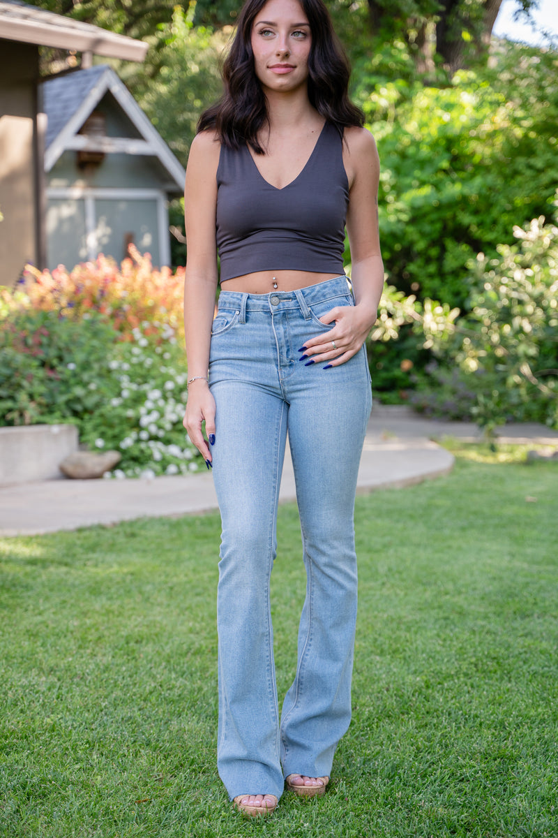 High Rise Slim Jan Flare