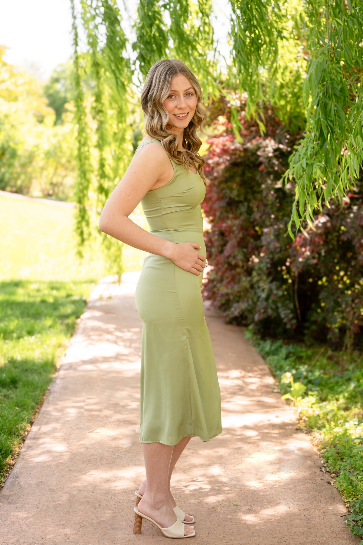 Juicy Back Zip W/ Side Slit Maxi For Elyse Juicy Back Zip W/ Side Slit Maxi For Elyse