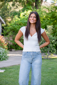 Carrington Cap Sleeve Corset Top