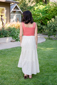 Cowboy Songs Eyelet Maxi Skirt