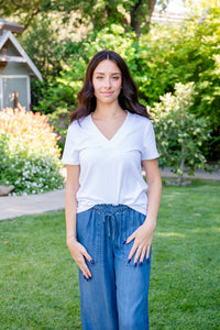 Classic & Comfy V-Neck Tee