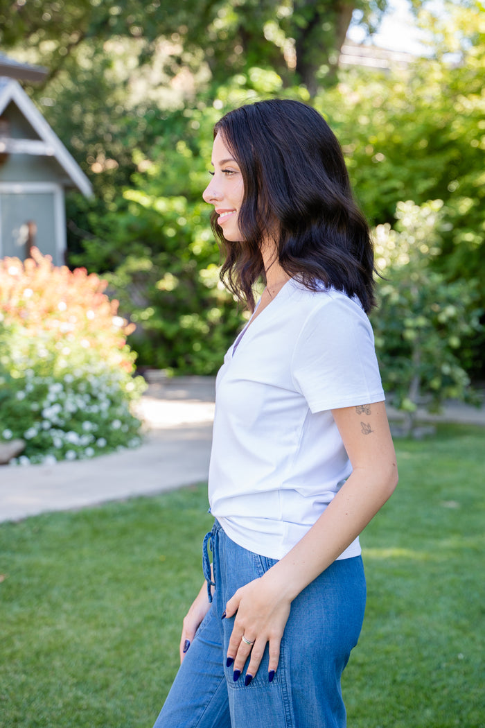 Classic & Comfy V-Neck Tee