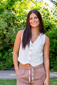 Sun Drenched Cotton Vest