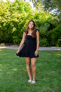 Tube Ruffle Detailing Mini Dress