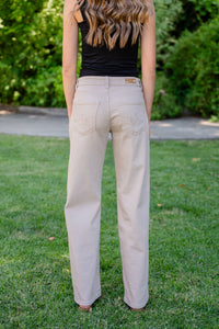Adria Low-Rise Wide Leg Pants