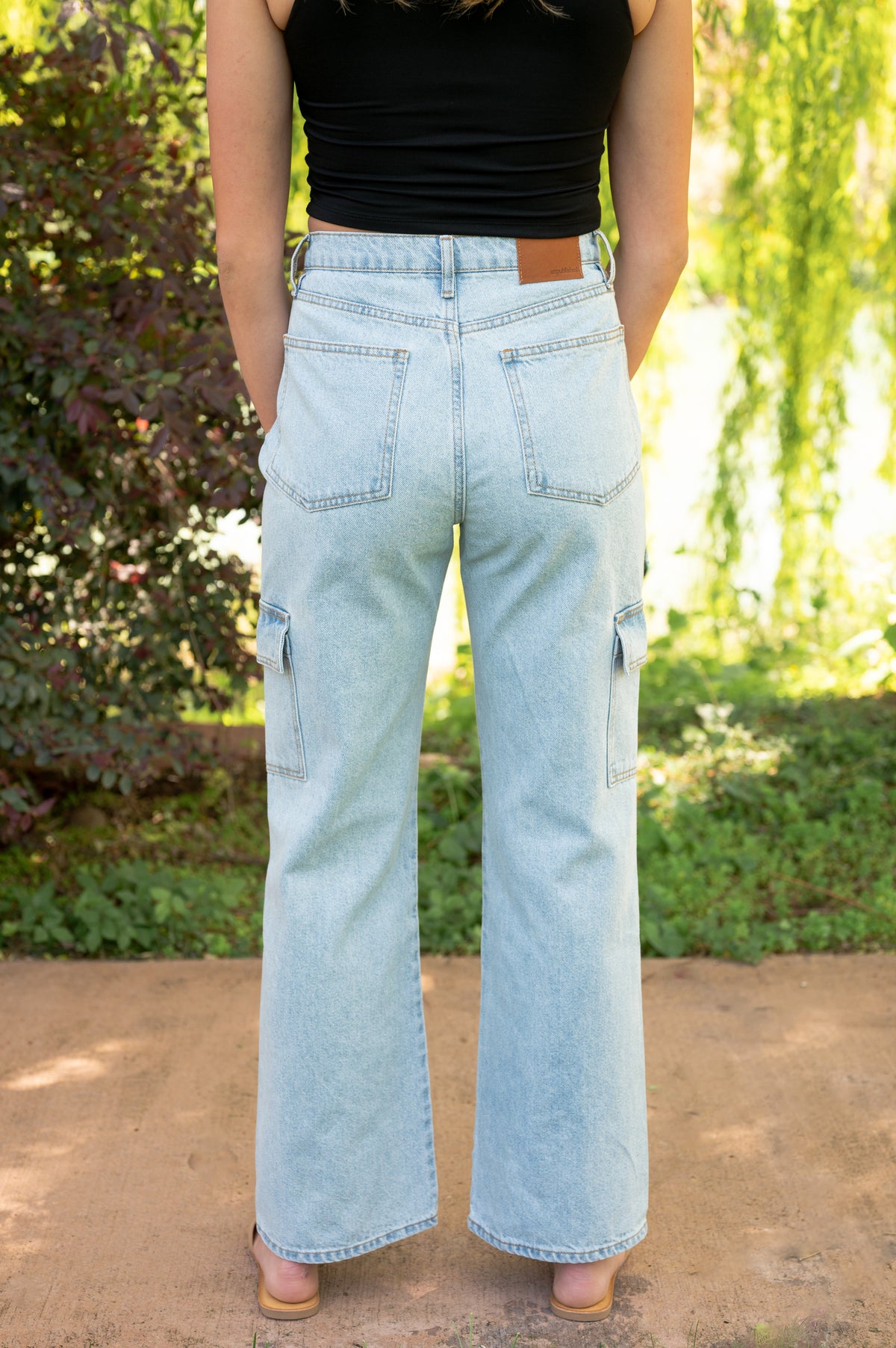 Jolene High-Waisted Cargo Jeans