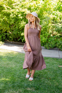 Isla Scrunch Midi Dress