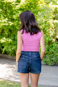 Clean Line Square Neck Top