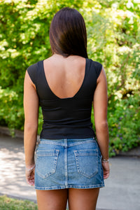 Carrington Cap Sleeve Corset Top