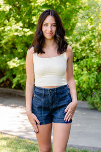 Clean Line Square Neck Top
