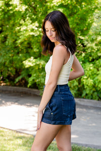 Clean Line Square Neck Top