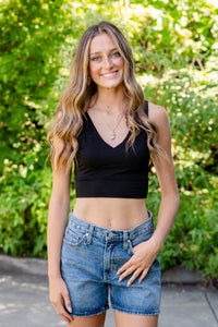 V-Neck Sleeveless Top
